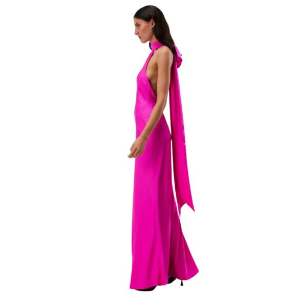 Evianna Satin Gown MISHA | Size Large (US 8-10) - Picture 9 of 13